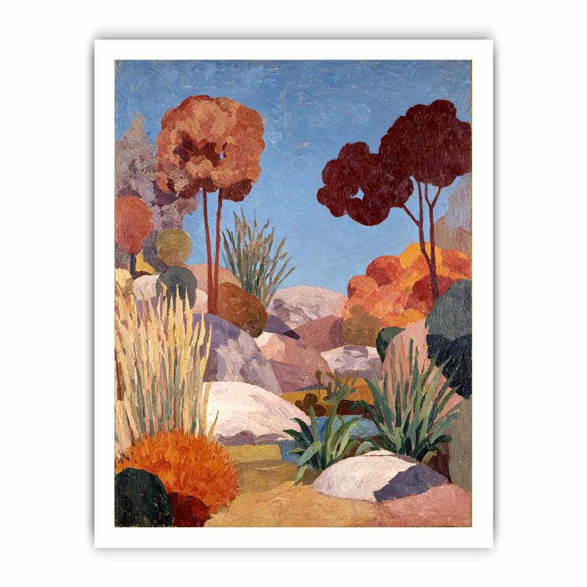 Aussie Garden Canvas Art Painting  Painting