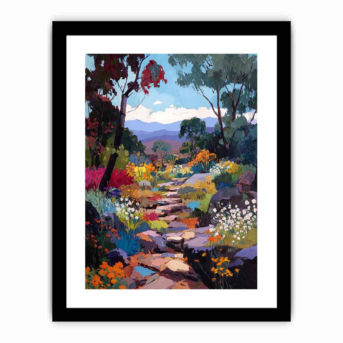 Australian Garden Canvas Art Painting   canvas print
