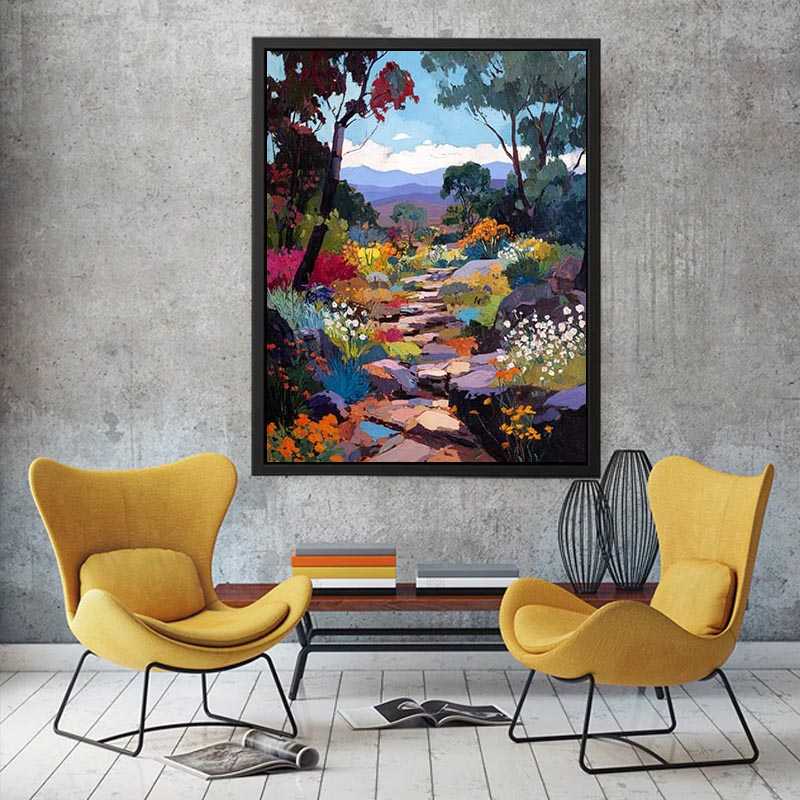 Australian Garden Canvas Art Painting