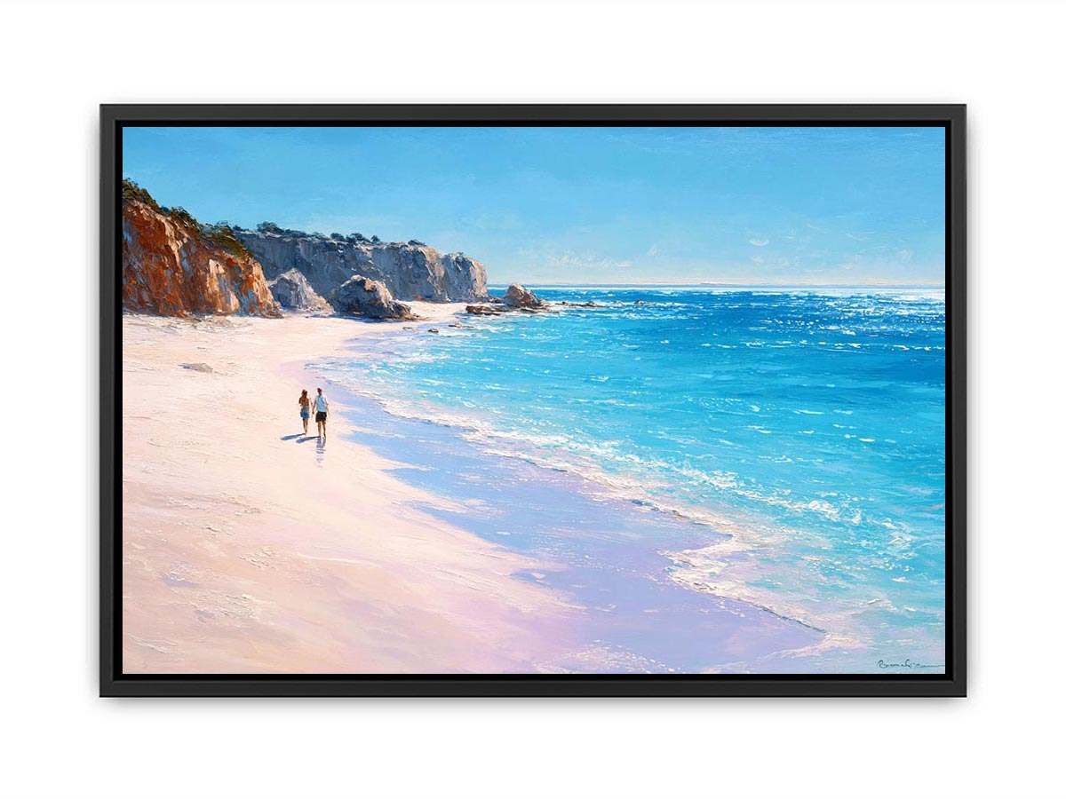 Aussie Beach Day Canvas Art Painting
