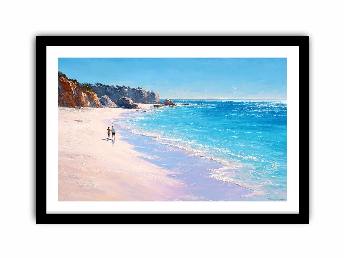 Aussie Beach Day Canvas Art Painting   canvas print