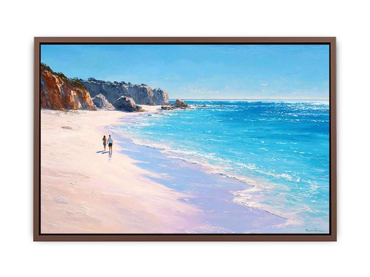 Aussie Beach Day Canvas Art Painting
