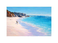 Aussie Beach Day Canvas Art Painting