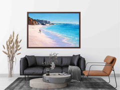 Aussie Beach Day Canvas Art Painting