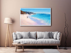 Aussie Beach Day Canvas Art Painting