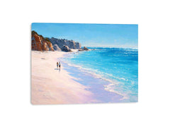 Aussie Beach Day Canvas Art Painting