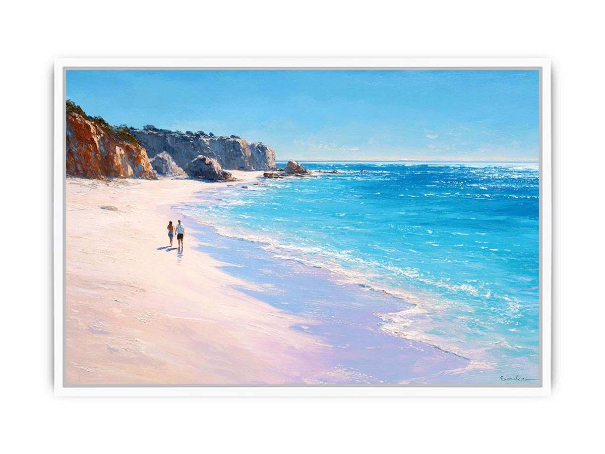 Aussie Beach Day Canvas Art Painting