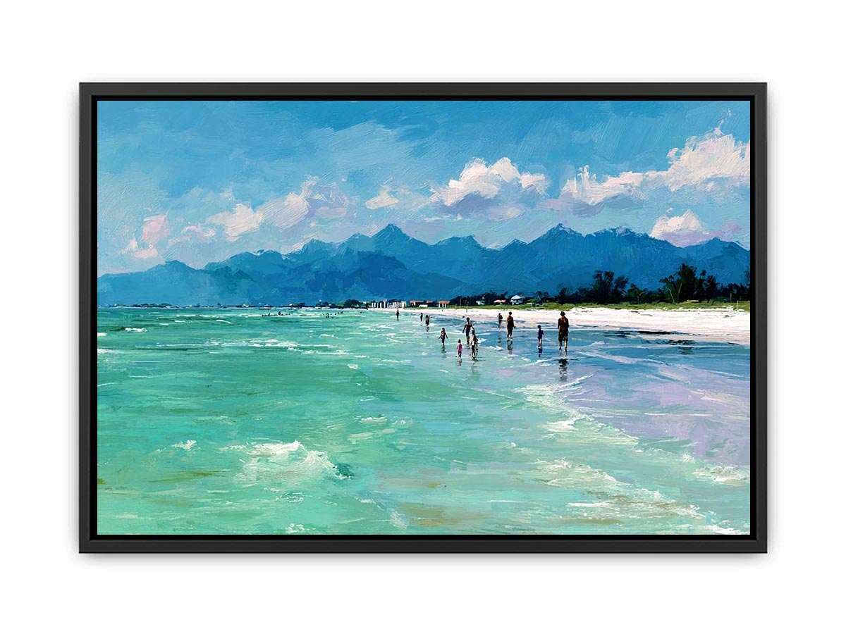 Beach day Canvas Art Painting