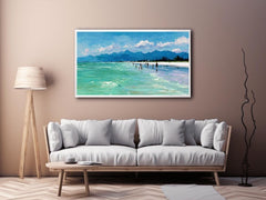 Beach day Canvas Art Painting