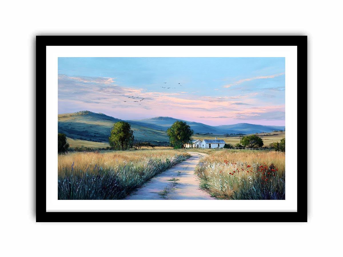 Australian Country landscape Canvas Art Painting   canvas print