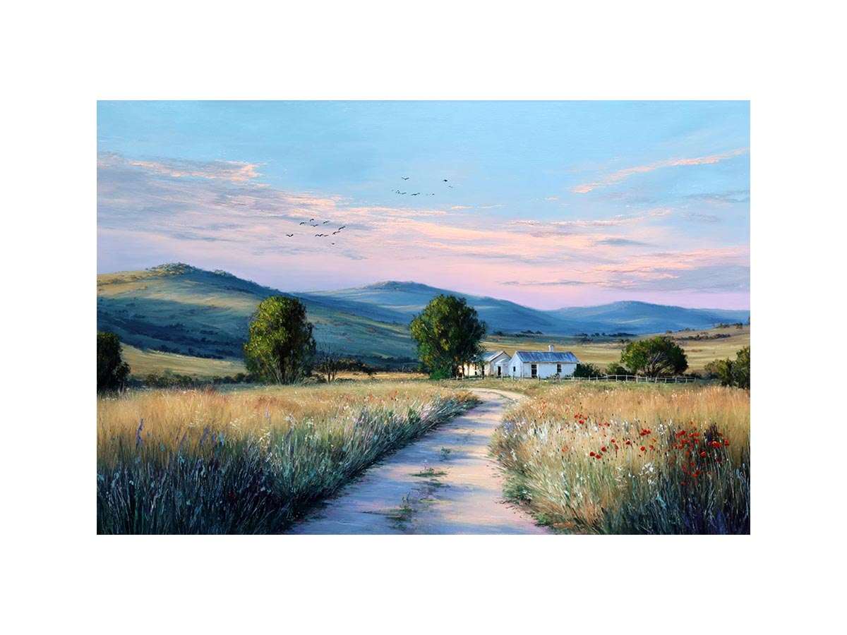 Australian Country landscape Canvas Art Painting