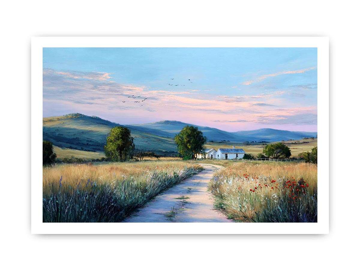 Australian Country landscape Canvas Art Painting  Painting