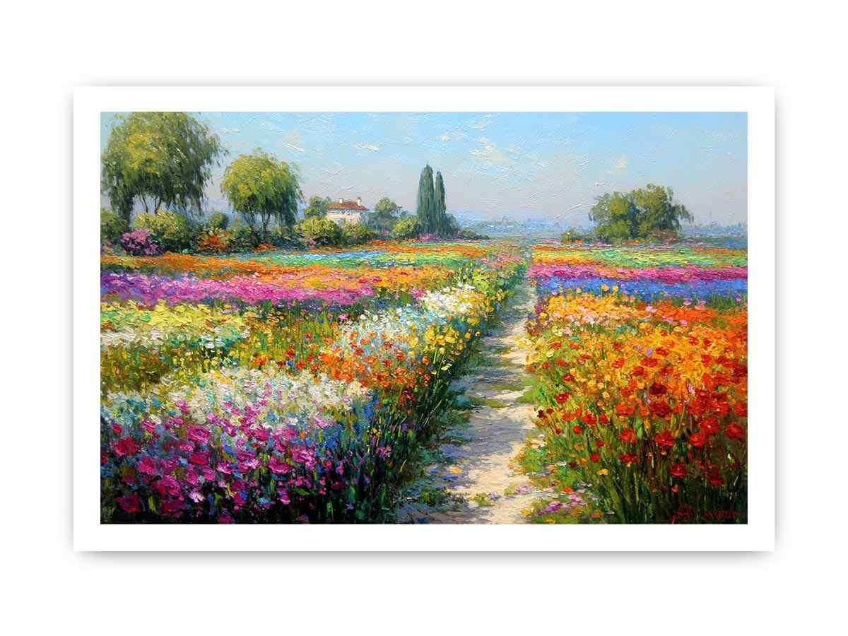 Backpath Canvas Art Painting  Painting