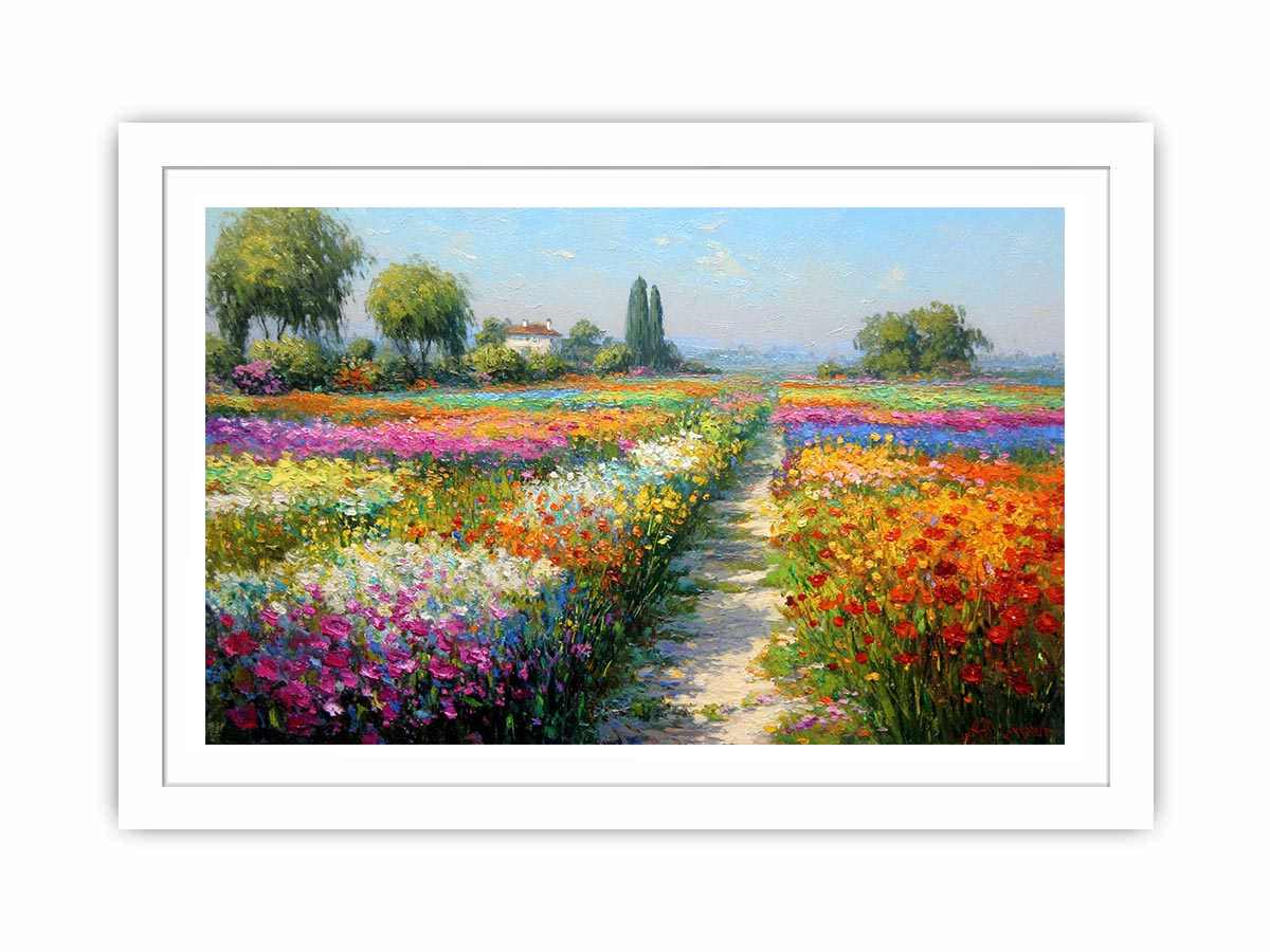 Backpath Canvas Art Painting  Art Print