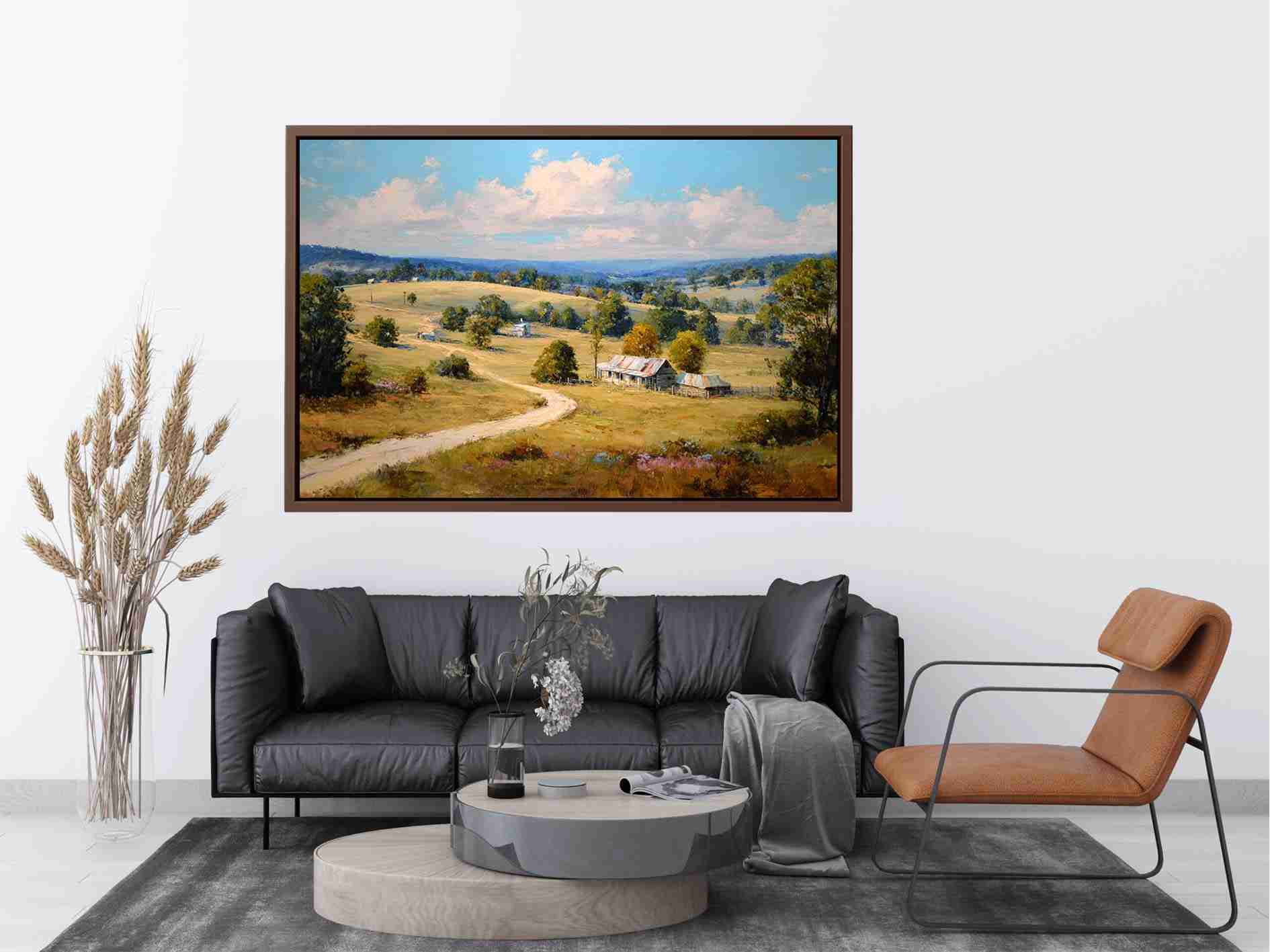 Aussie Country landscape Canvas Art Painting