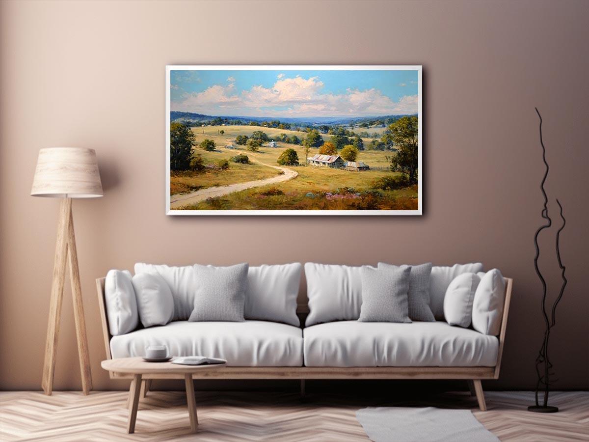 Aussie Country landscape Canvas Art Painting