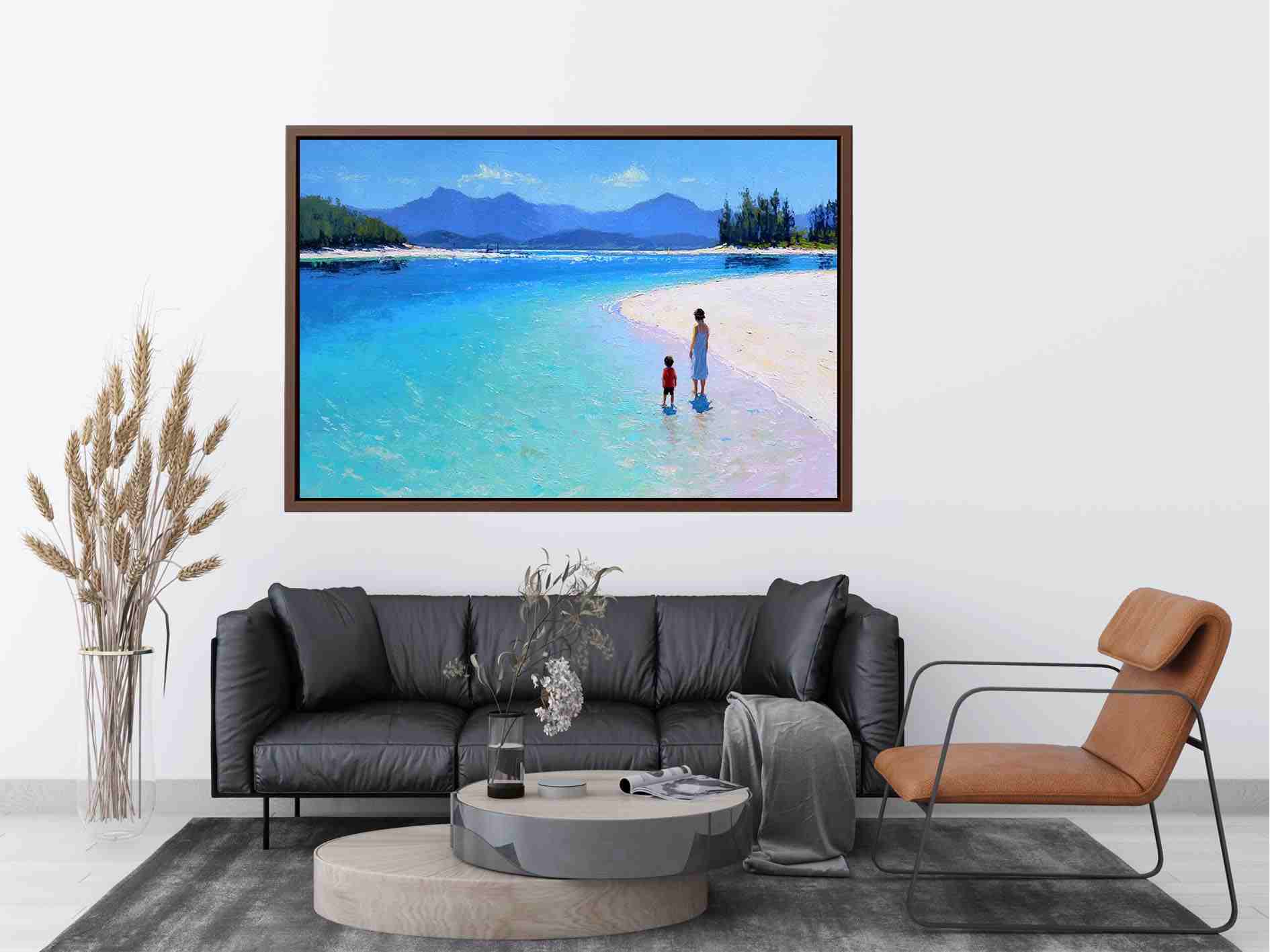 hayman beach Canvas Art Painting