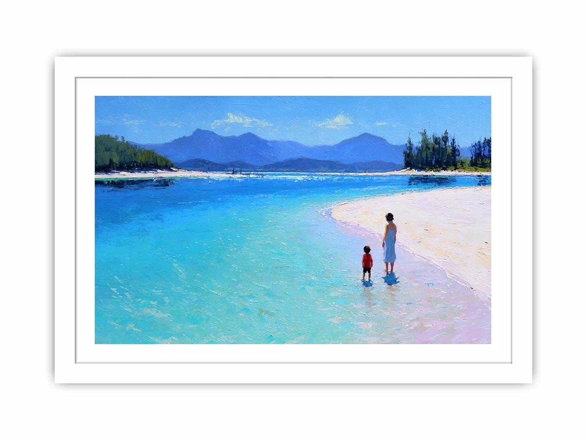 hayman beach Canvas Art Painting  Art Print