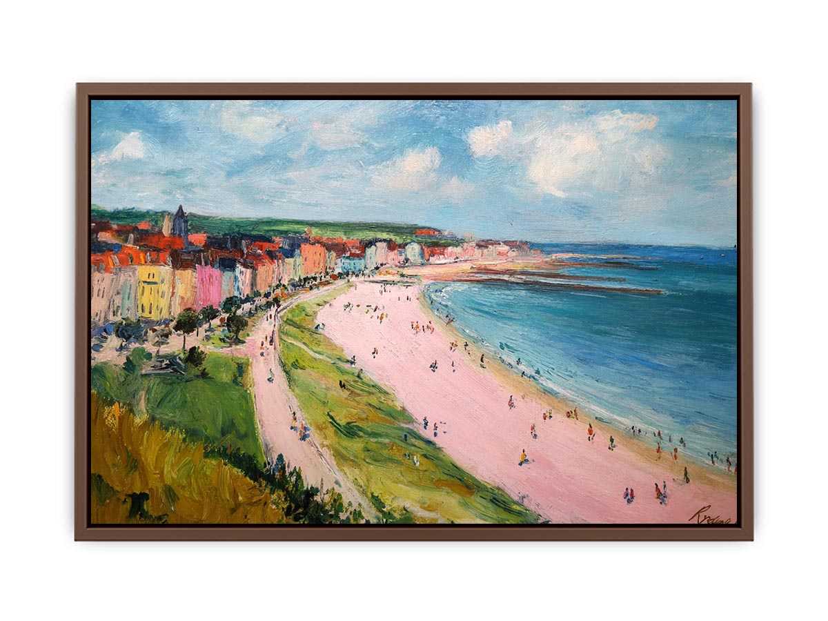 Beach Side Canvas Art Painting