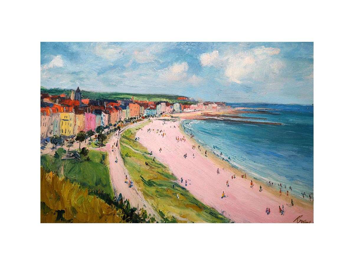 Beach Side Canvas Art Painting