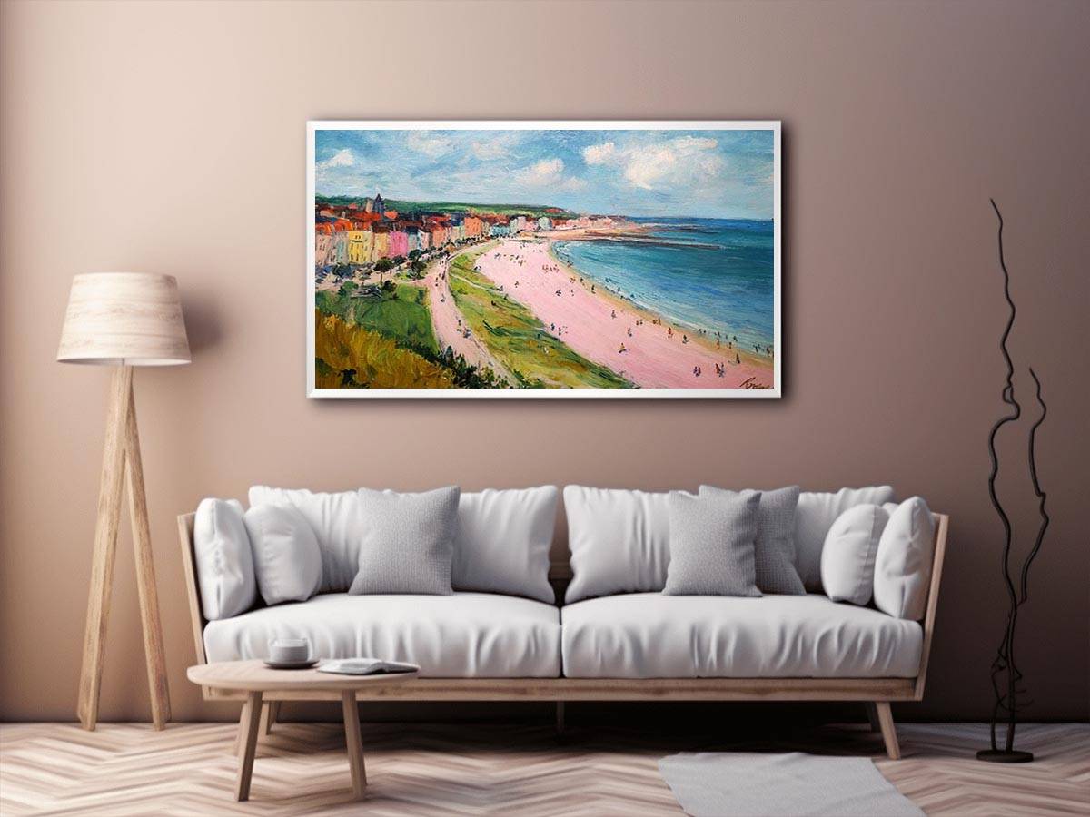 Beach Side Canvas Art Painting