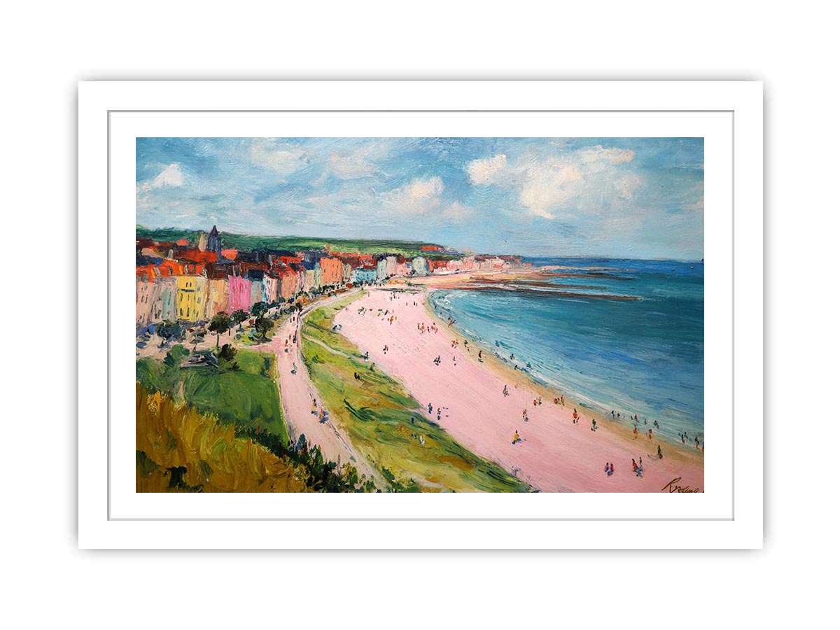 Beach Side Canvas Art Painting  Art Print