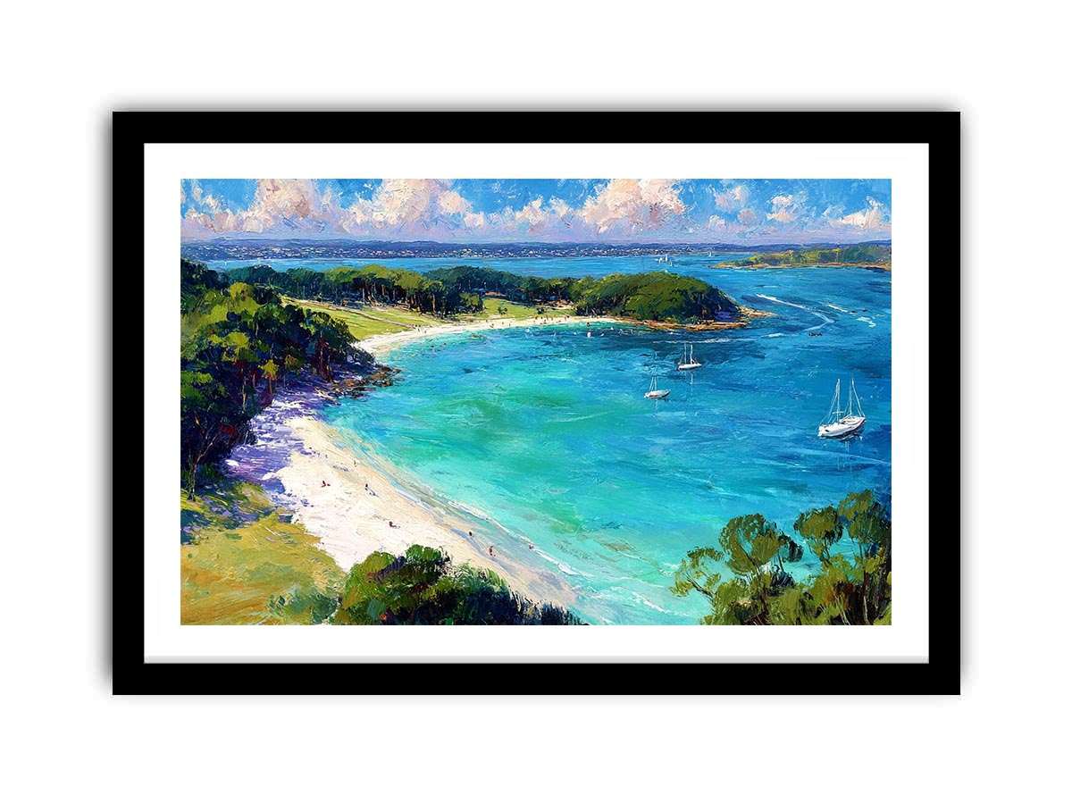 Island Beach Landscape Canvas Art Painting   canvas print