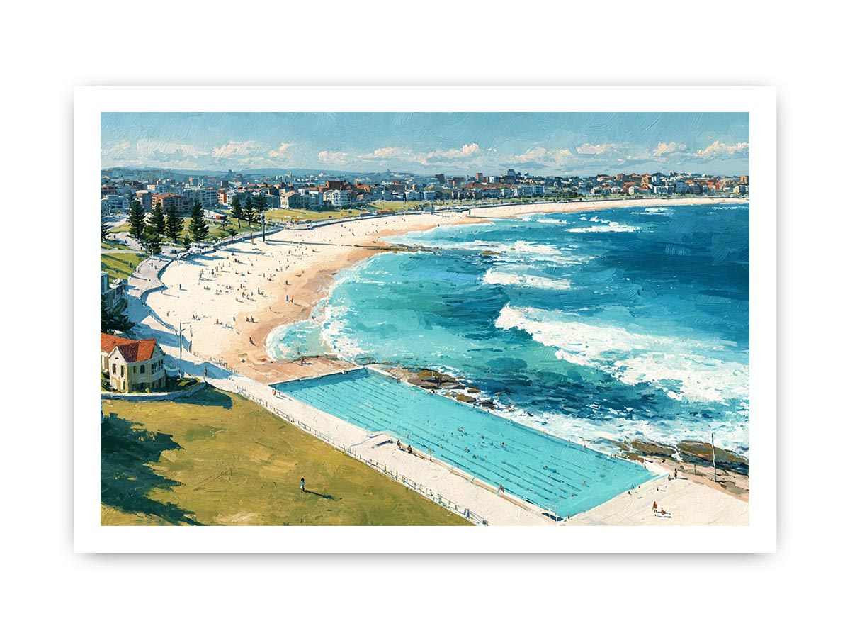 Coogee Beach Canvas Art Painting  Painting