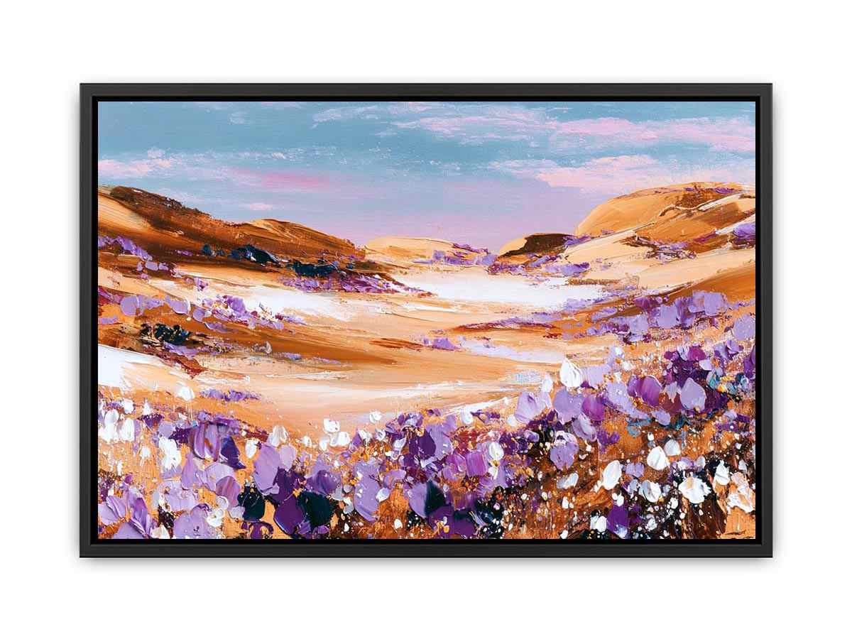 Abstract Desert Flowers Canvas Art Painting