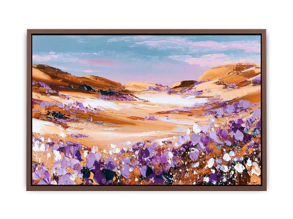 Abstract Desert Flowers Canvas Art Painting