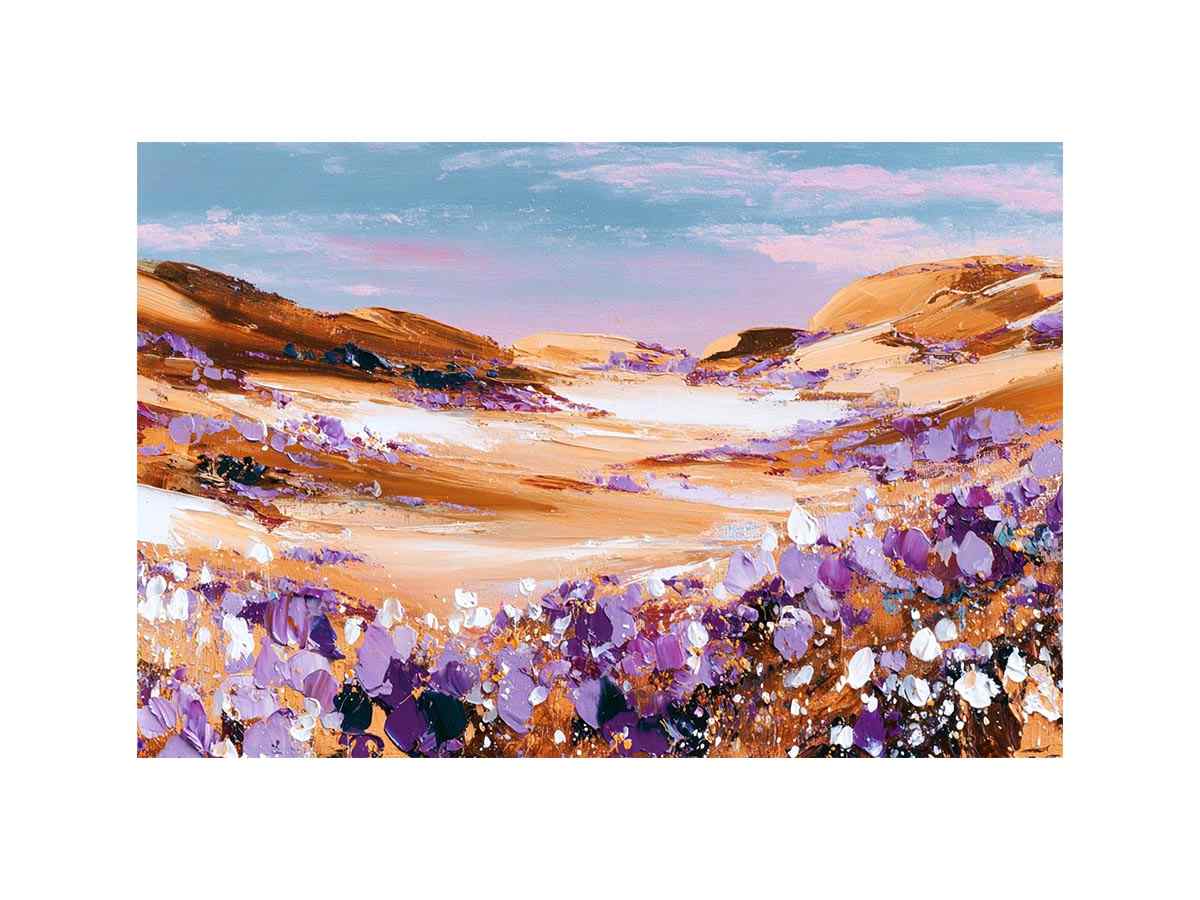 Abstract Desert Flowers Canvas Art Painting
