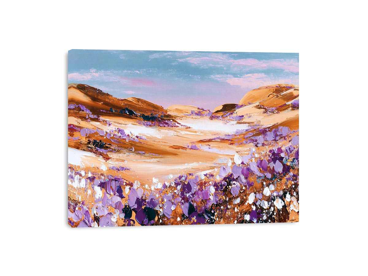 Abstract Desert Flowers Canvas Art Painting