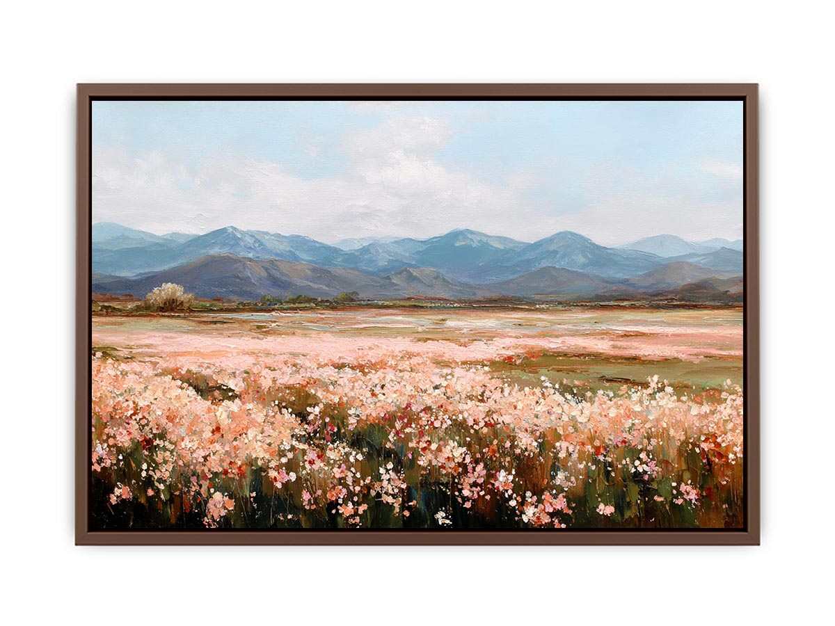 Alpine Bloom Canvas Art Painting