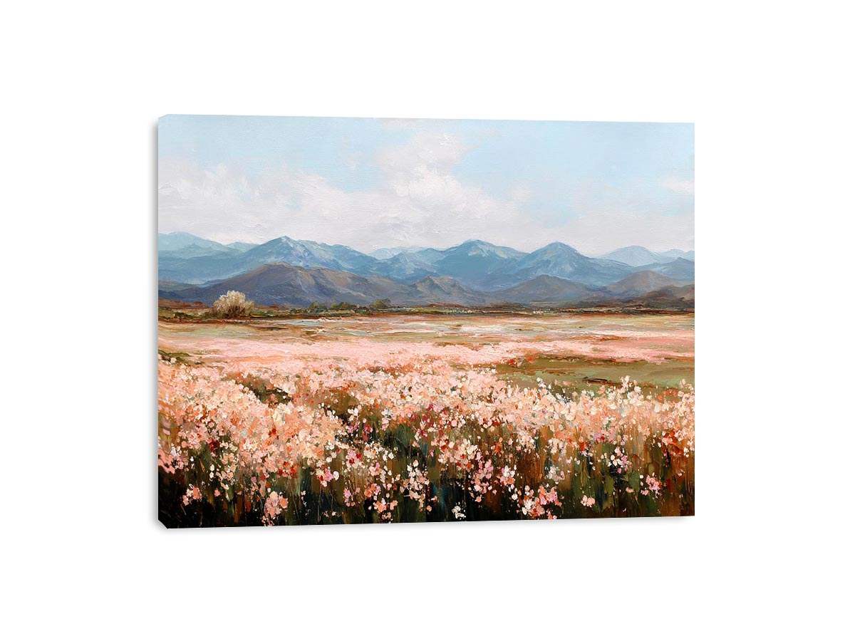 Alpine Bloom Canvas Art Painting