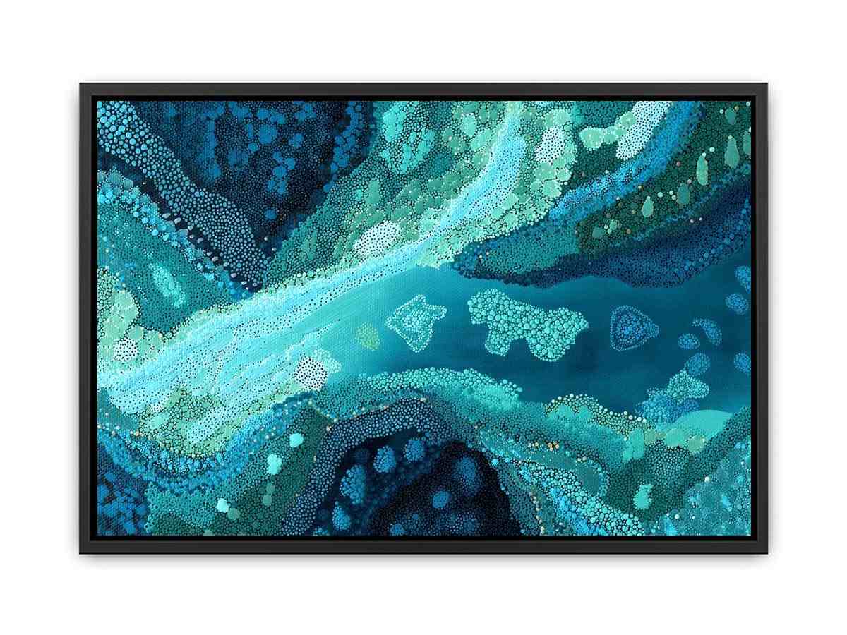 Abstract Sea Movement  Canvas Art Painting