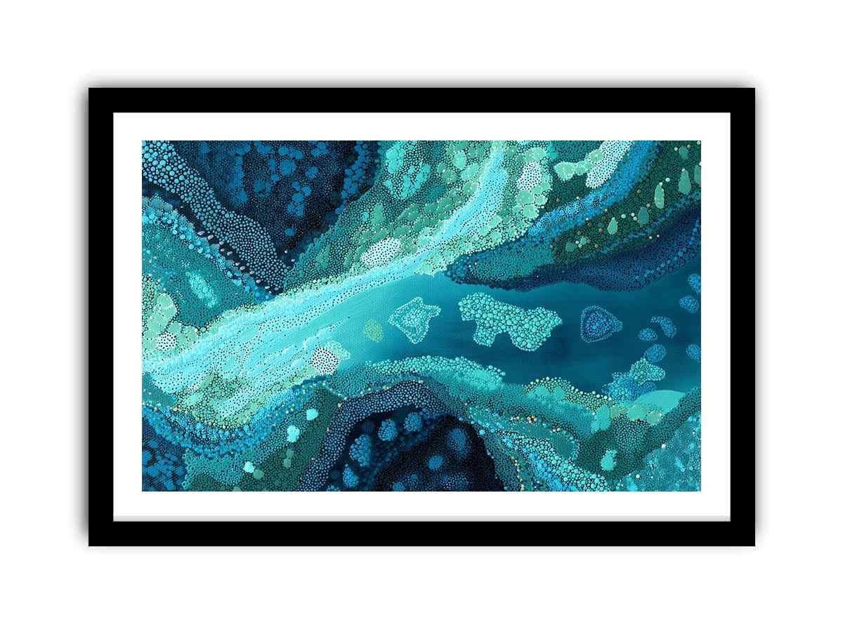 Abstract Sea Movement  Canvas Art Painting   canvas print