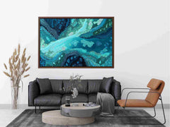 Abstract Sea Movement  Canvas Art Painting