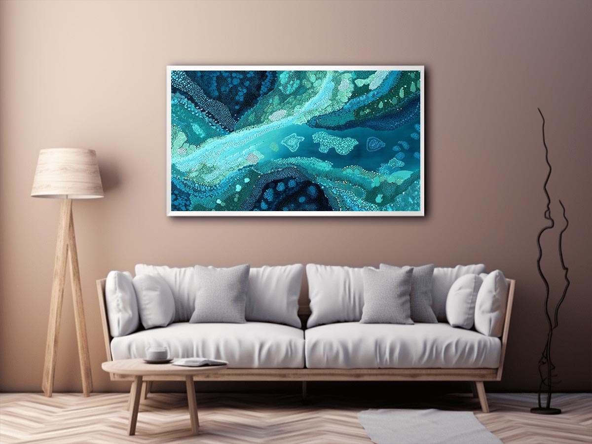 Abstract Sea Movement  Canvas Art Painting