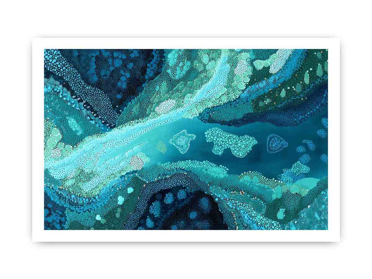 Abstract Sea Movement  Canvas Art Painting  Painting