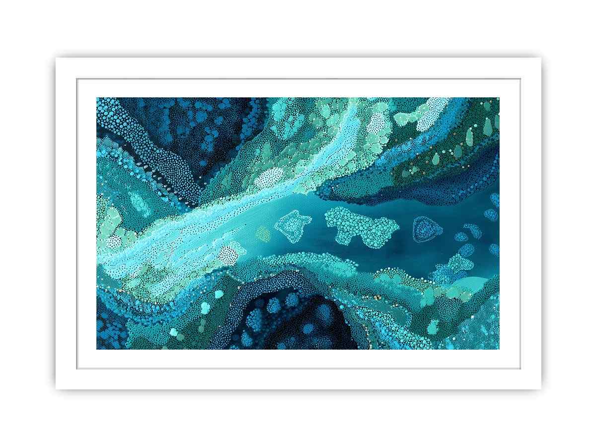 Abstract Sea Movement  Canvas Art Painting  Art Print
