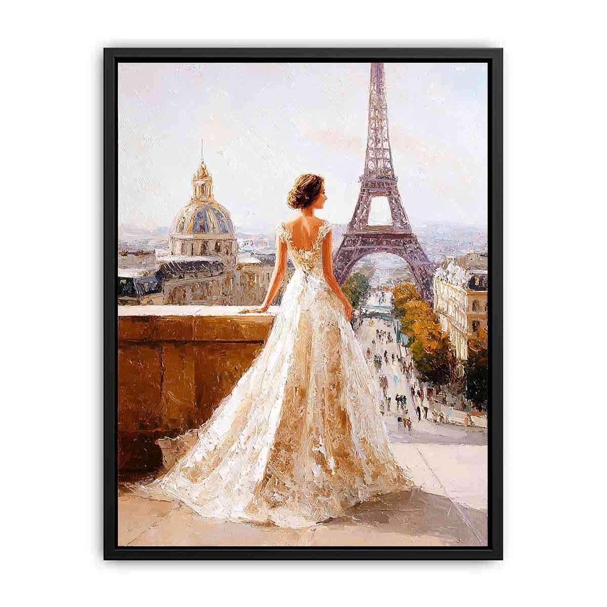 Arc de Triomphe Walk Canvas Art Painting