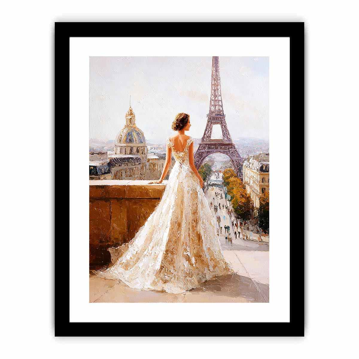 Arc de Triomphe Walk Canvas Art Painting   canvas print
