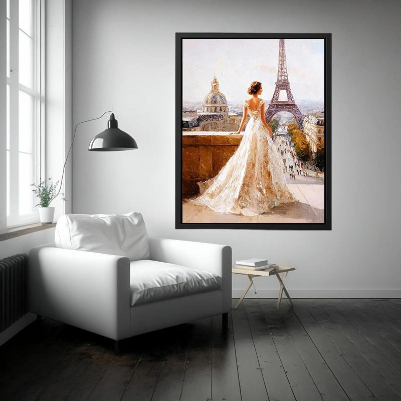 Arc de Triomphe Walk Canvas Art Painting