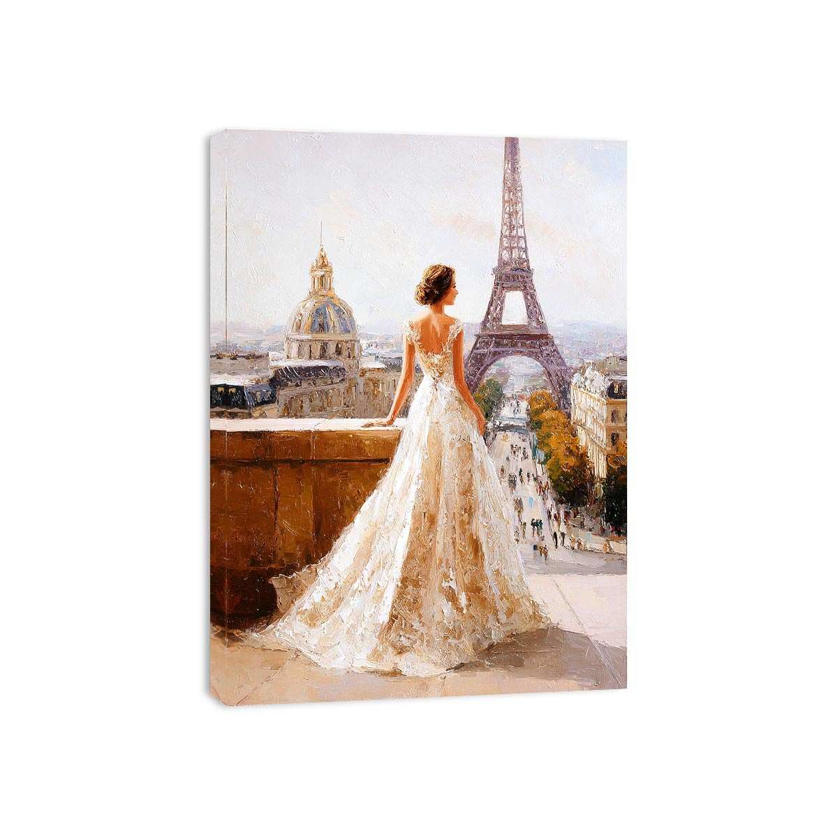 Arc de Triomphe Walk Canvas Art Painting