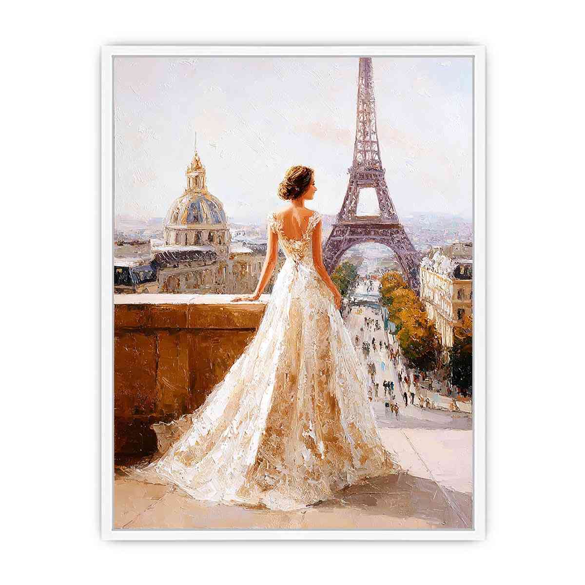 Arc de Triomphe Walk Canvas Art Painting