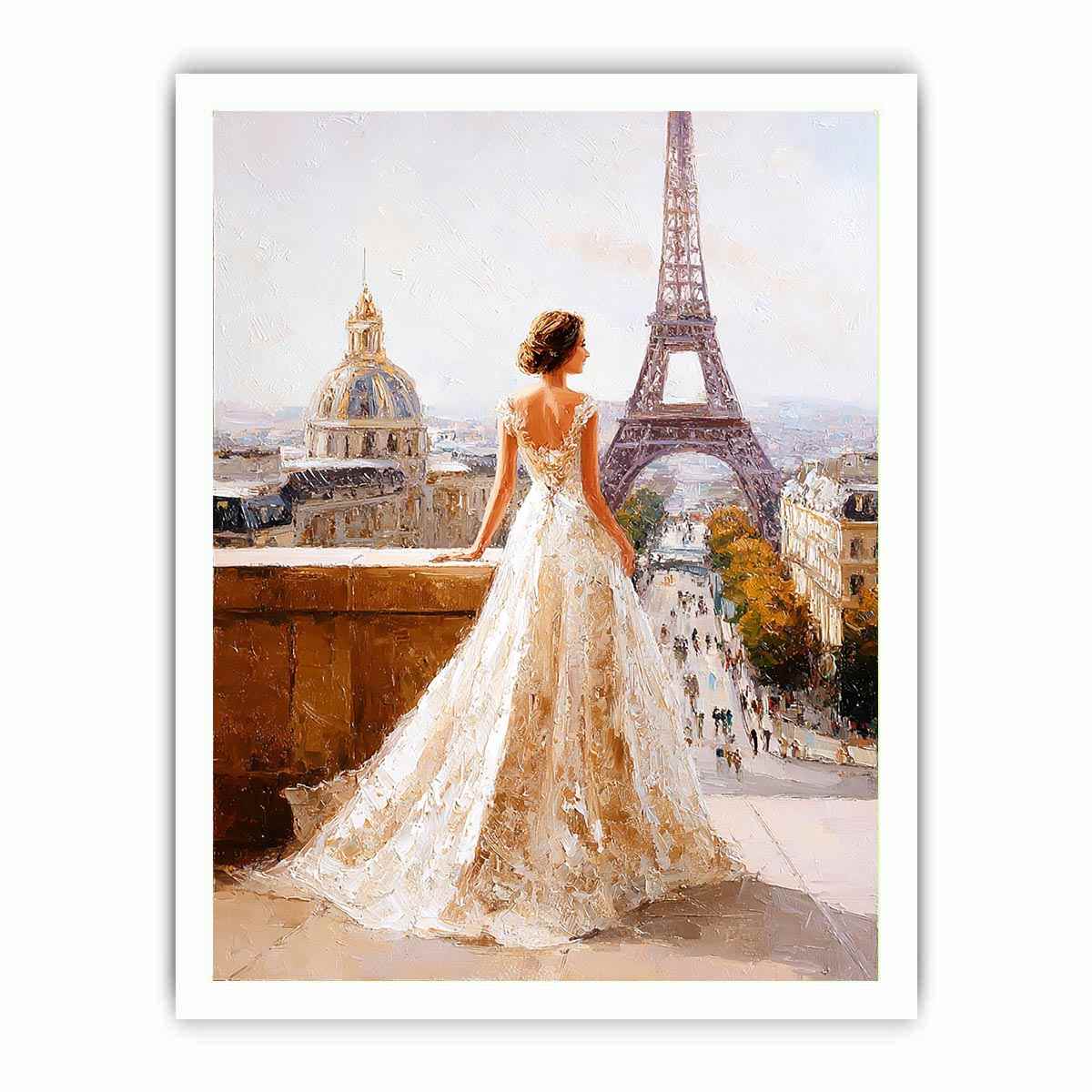 Arc de Triomphe Walk Canvas Art Painting  Painting