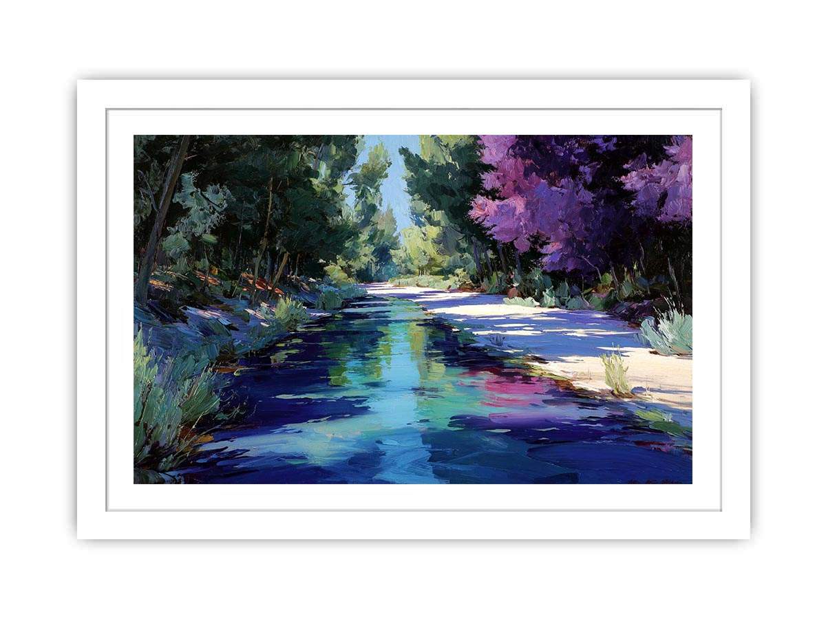 Arid Flow Canvas Art Painting  Art Print