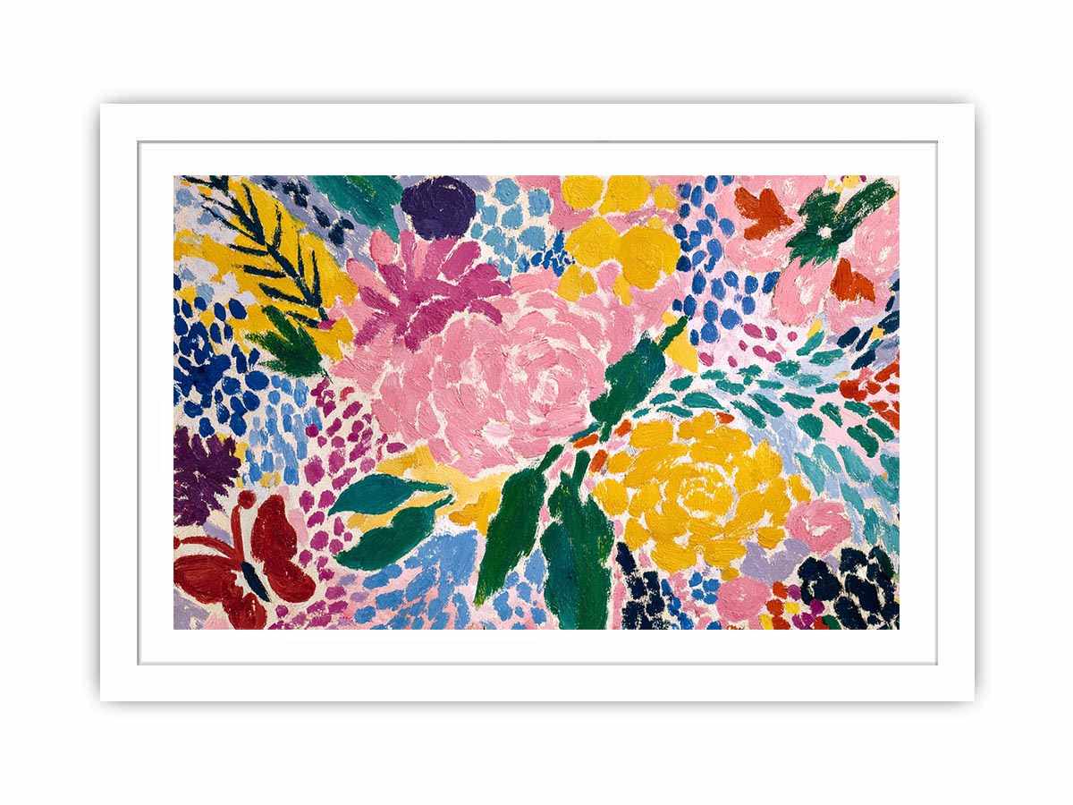 Abstract Flight Canvas Art Painting  Art Print