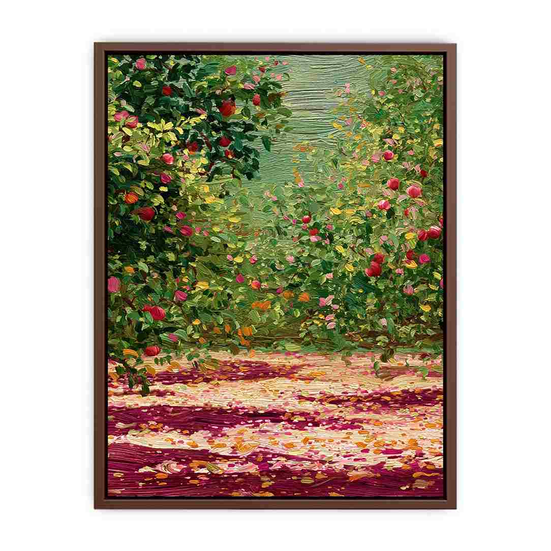 Apple orchard in spring Canvas Art Painting