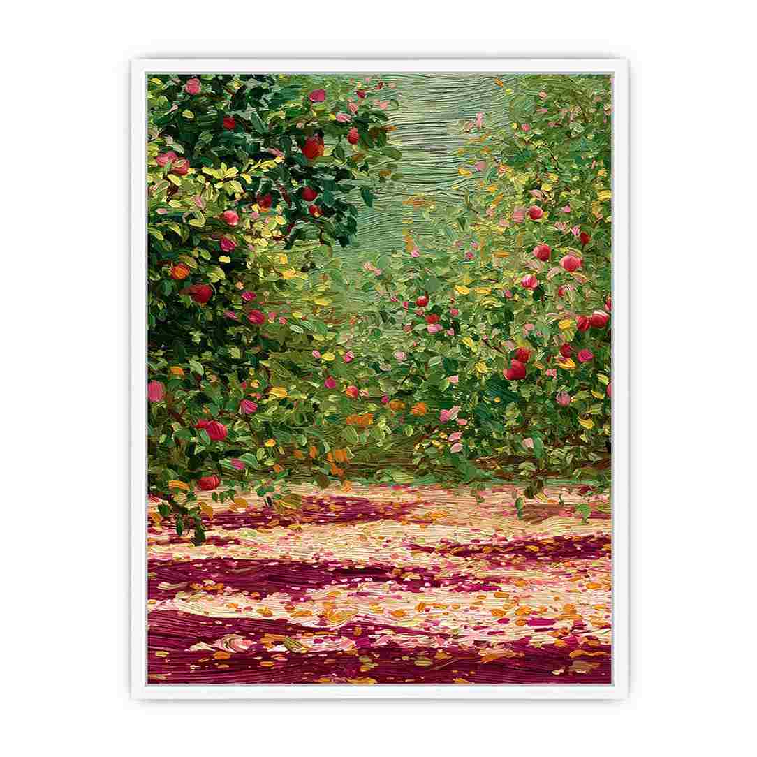 Apple orchard in spring Canvas Art Painting
